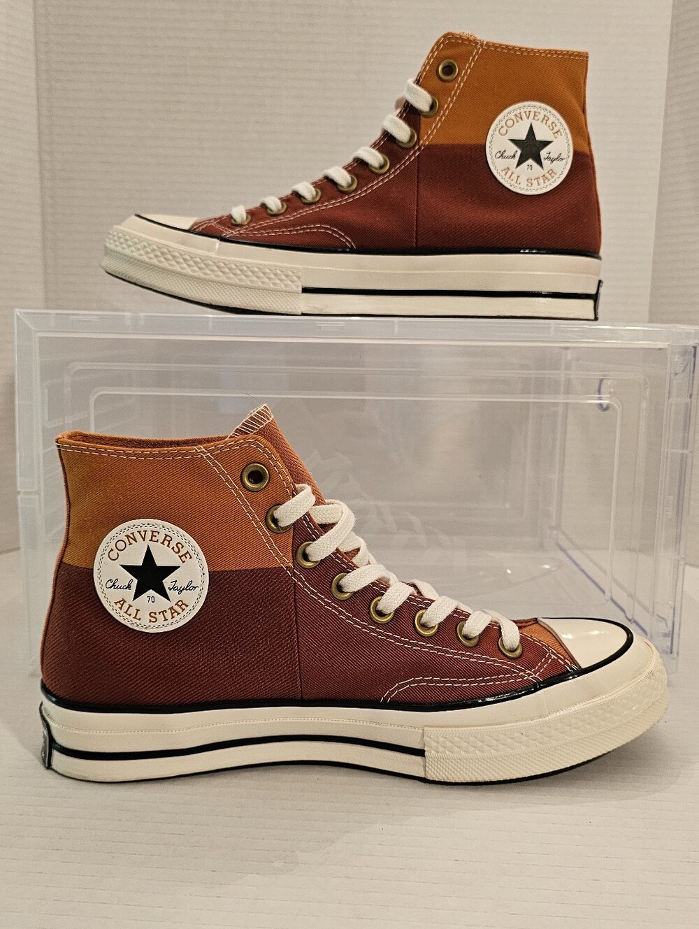 Converse Chuck 70 High Colorblock - Monarch Rugged Orange